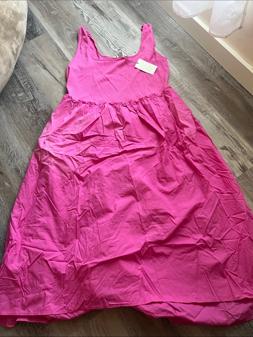 a new day Hot Pink Sleeveless Maxi Dress